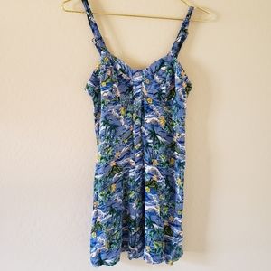 Wild Fable Tropical Print Dress Size Small
